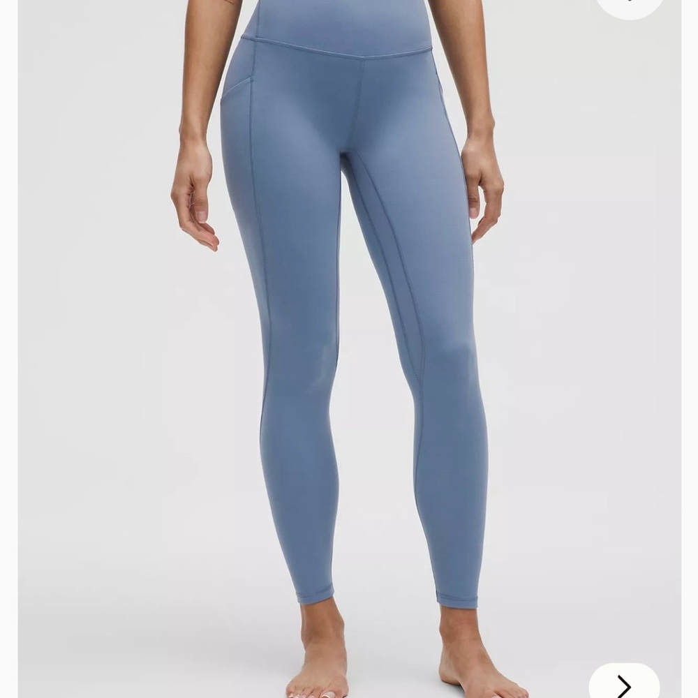 LULULEMON: denim blue align leggings size 6